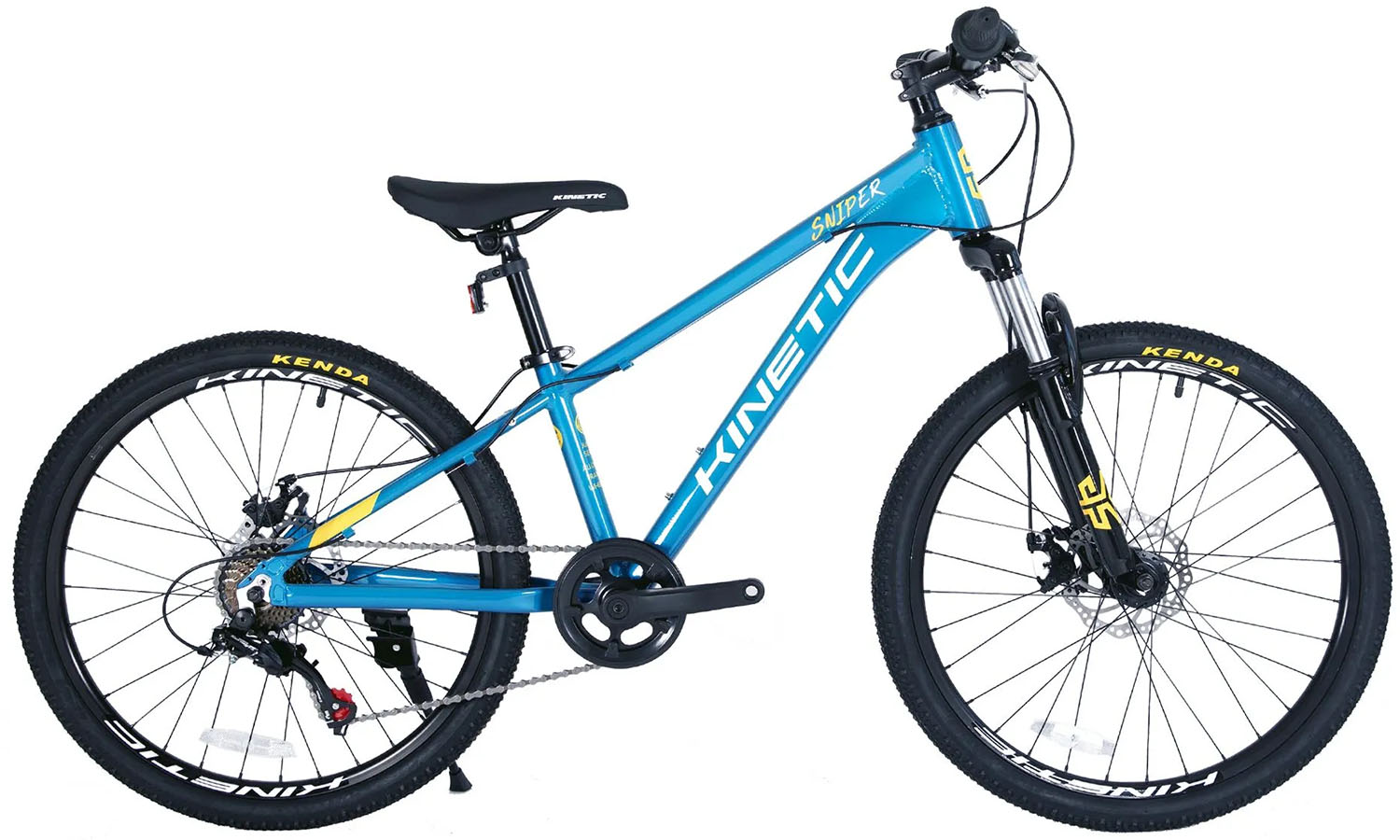 Фотография Велосипед детский Kinetic SNIPER 24", рама 12", 2024, синий