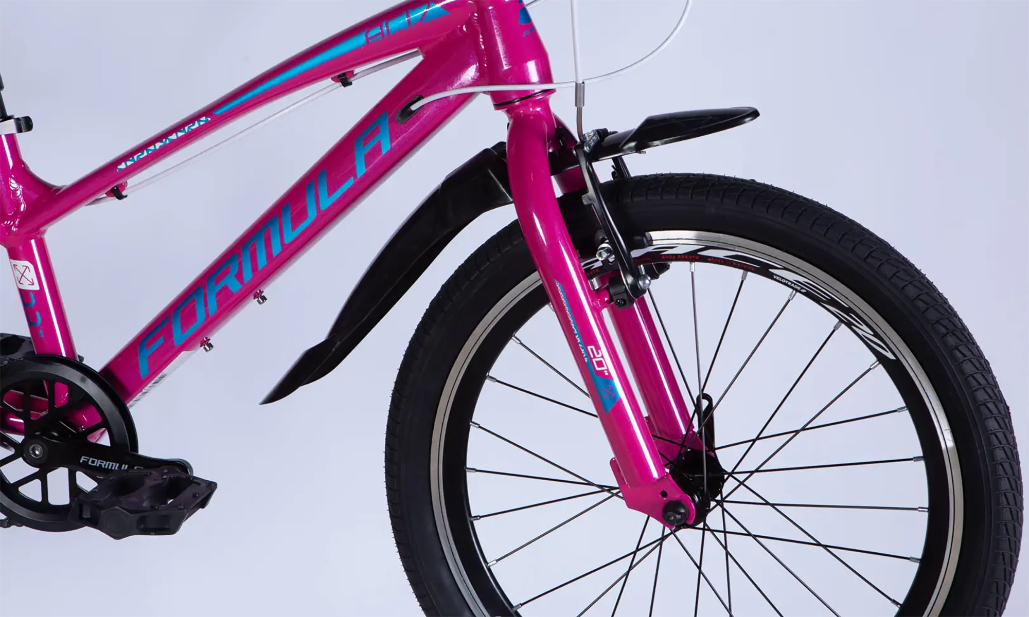 Велосипед Formula ACID Vbr FR, 20", размер XXS,  рама 11", 2026, розово-синий 4