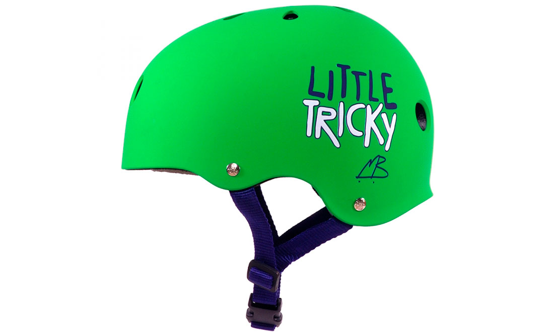 Фотография Шлем Triple8 Little Tricky 50-56 см Зеленый