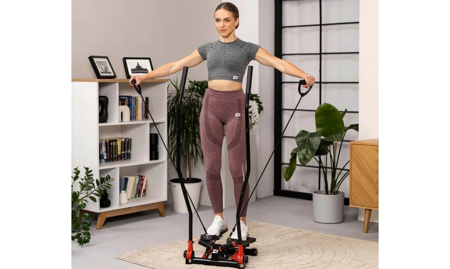 Степпер Hop-Sport HS-045S Slim Червоний 17