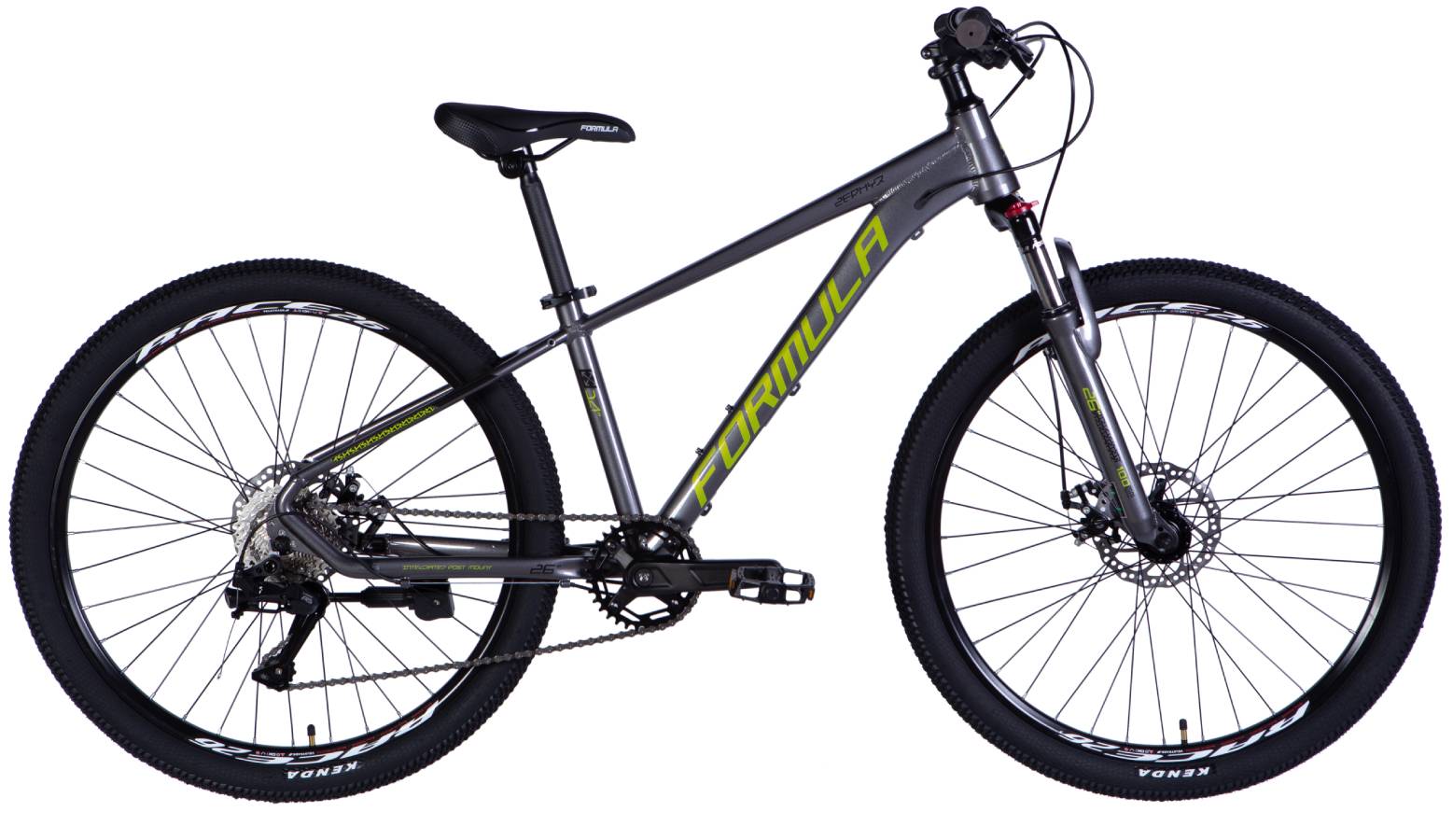 Фотографія Formula ZEPHYR 3.0 DD 26 BIKE XS XS RAMA 14 "2025 Сірий-зелений 