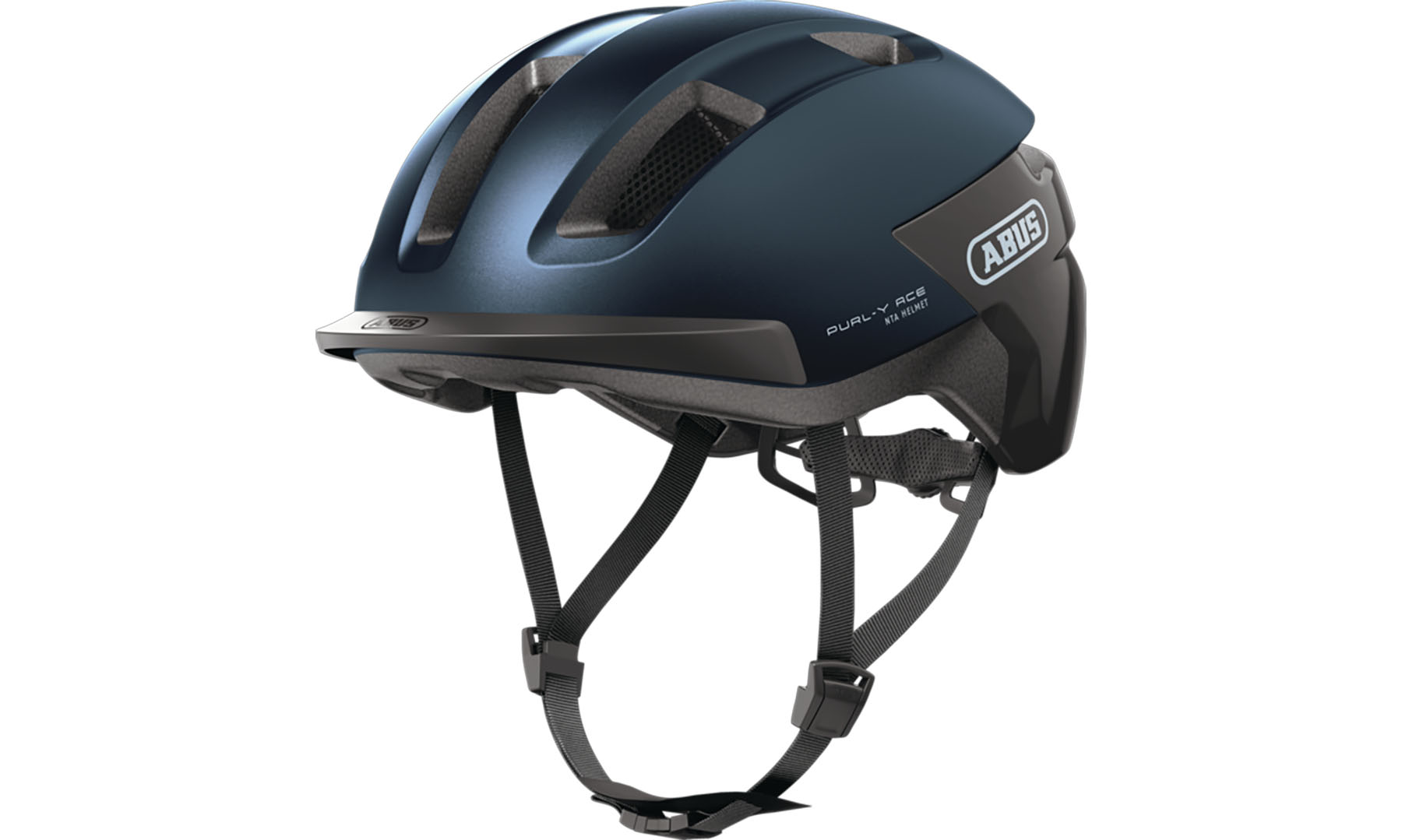 Велошлем ABUS PURL-Y ACE midnight blue, размер M (52-58 см), темно-синий 5