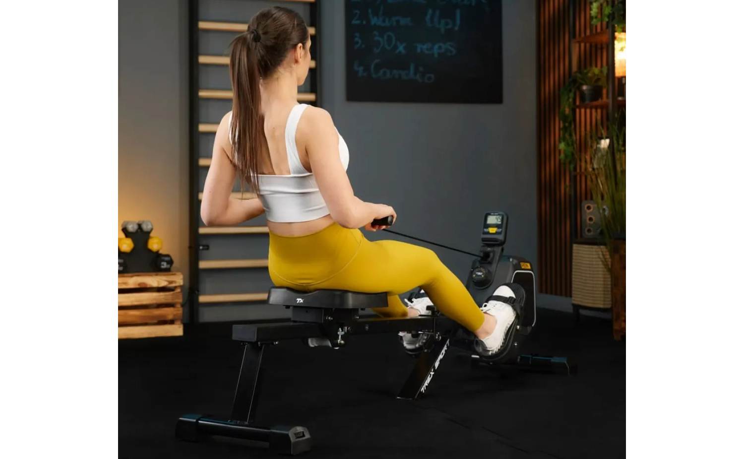 Гребний тренажер Trex Sport TX-580RM REIN black 10 Гребний тренажер Trex Sport TX-580RM REIN black 10