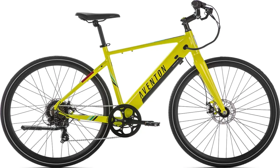 Электровелосипед Aventon Soltera 28" 7s 350 рама L (2023) Желтый