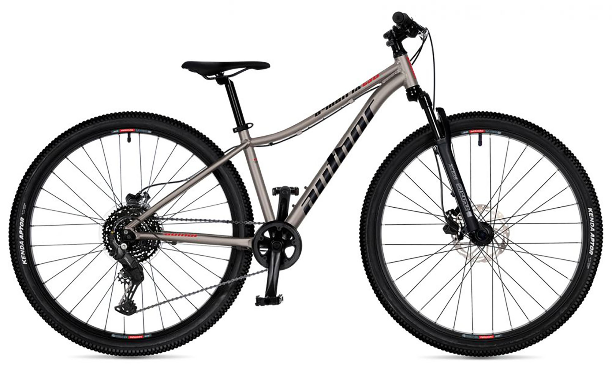 Велосипед AUTHOR A-MATRIX 29D, размер S, рама 16", год 2026, Титановый / Черный Велосипед AUTHOR A-MATRIX 29D, размер S, рама 16", год 2026, Титановый / Черный