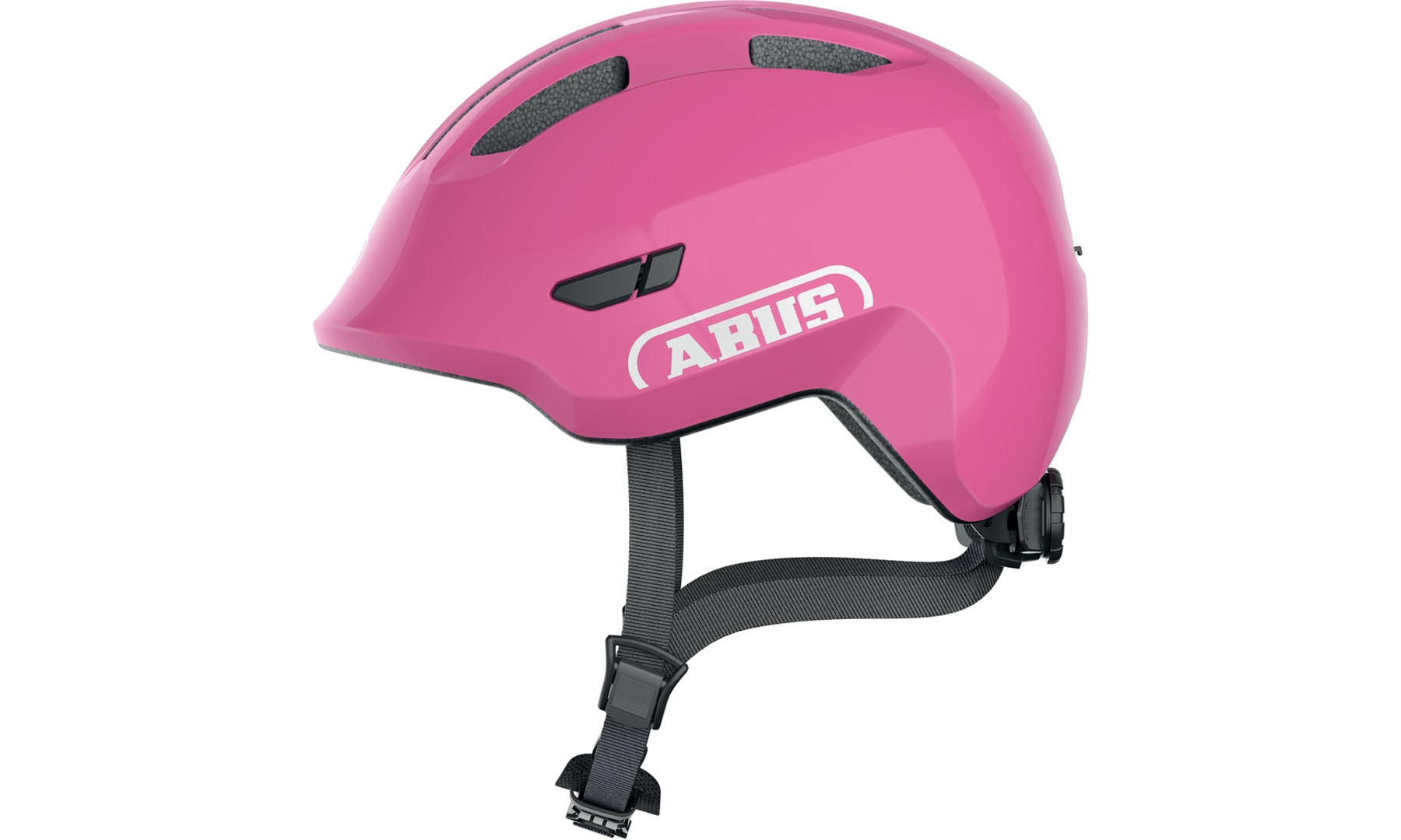 Фотографія Велошолом дитячий ABUS SMILEY 3.0 Shiny Pink, розмір S (45-50 см)
