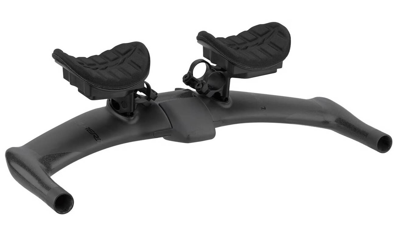 Руль Zipp Vuka Aero Integrated Carbon Aerobar, диаметр 31.8 мм, ширина 400 мм, дроп 0 мм, серый 