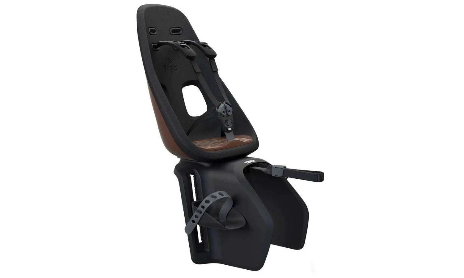Фотографія  Детское велокресло на багажник Thule Yepp Nexxt Maxi Rack Mount Brown, адаптер для креплення не нужен 4