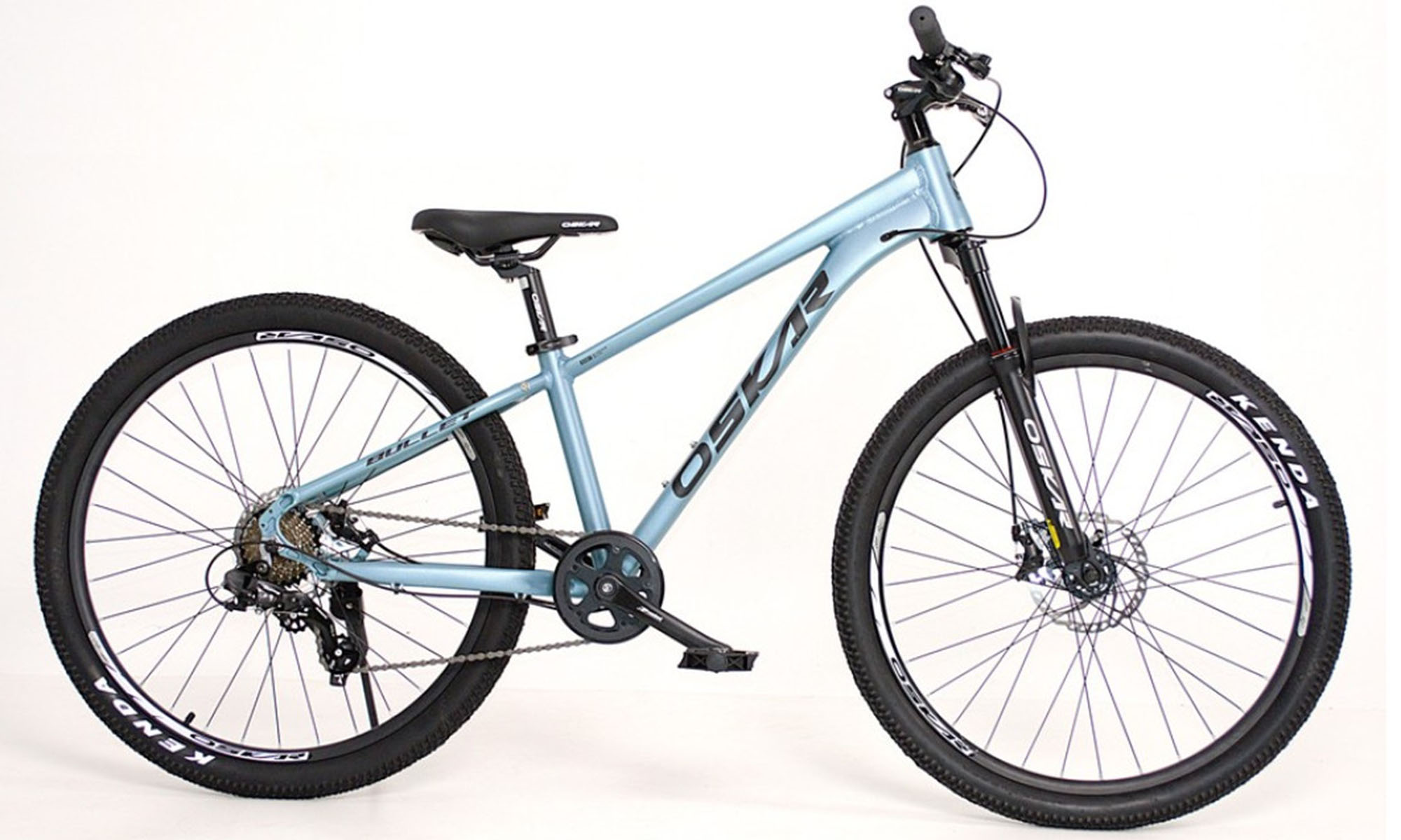 Велосипед Oskar BULLET 24", размер XXS, рама 11, год 2026, серо-голубой Велосипед Oskar BULLET 24", размер XXS, рама 11, год 2026, серо-голубой