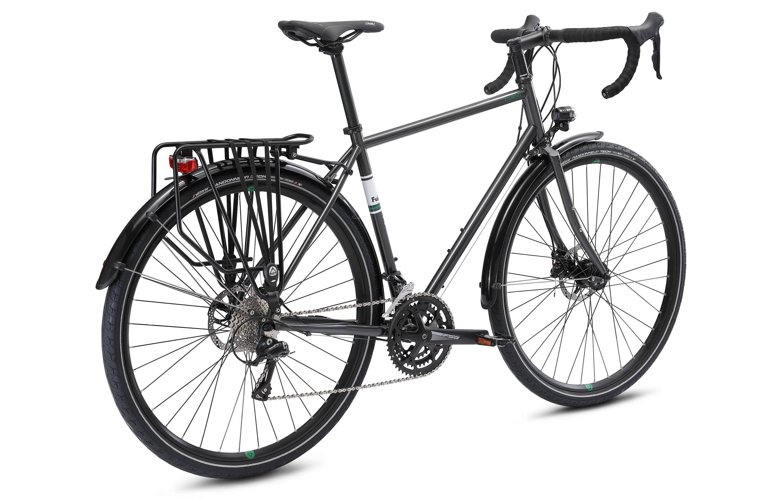 Велосипед Fuji TOURING Disc LTD 28" размер XS рама 49 см 2021 Anthracite 2