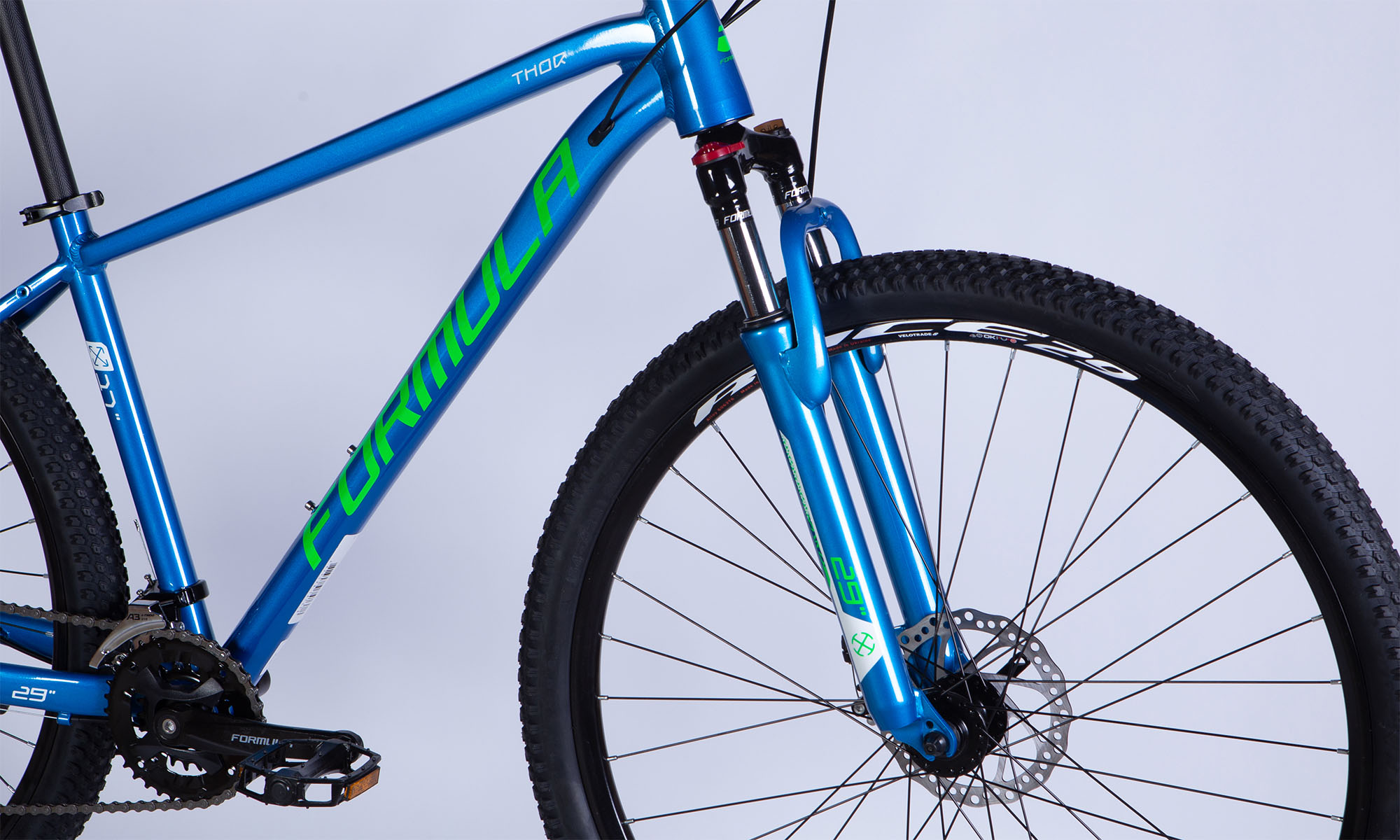 Фотографія Formula THOR DD CS 29 Велосипед, розмір M, Frame-17 ", 2025, синьо-зелена 6