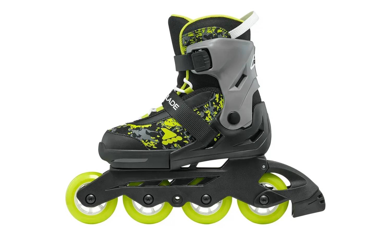 Ролики Rollerblade Microblade SL black-lime 33-36.5 5