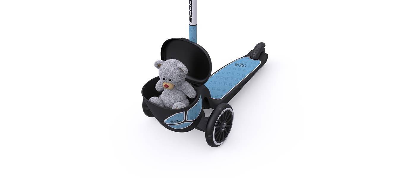 Фотография Самокат Scoot and Ride серии Highwaykick-2 со светящимися колёсами стальной, 2+ до 50 кг 6