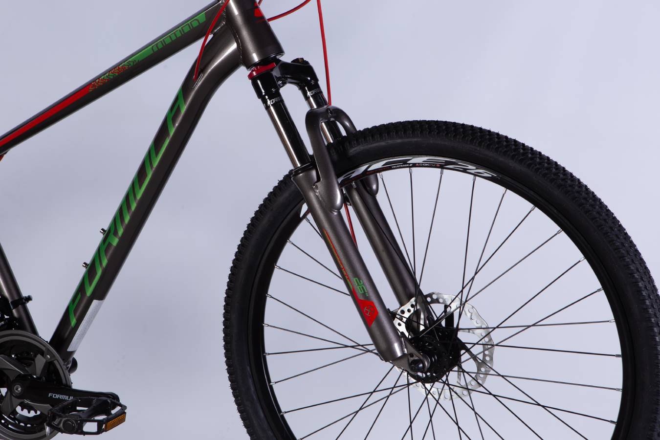 Велосипед Formula MOTION DD FR, 26", розмір S, рама 16", 2025, сіро-червоний 4