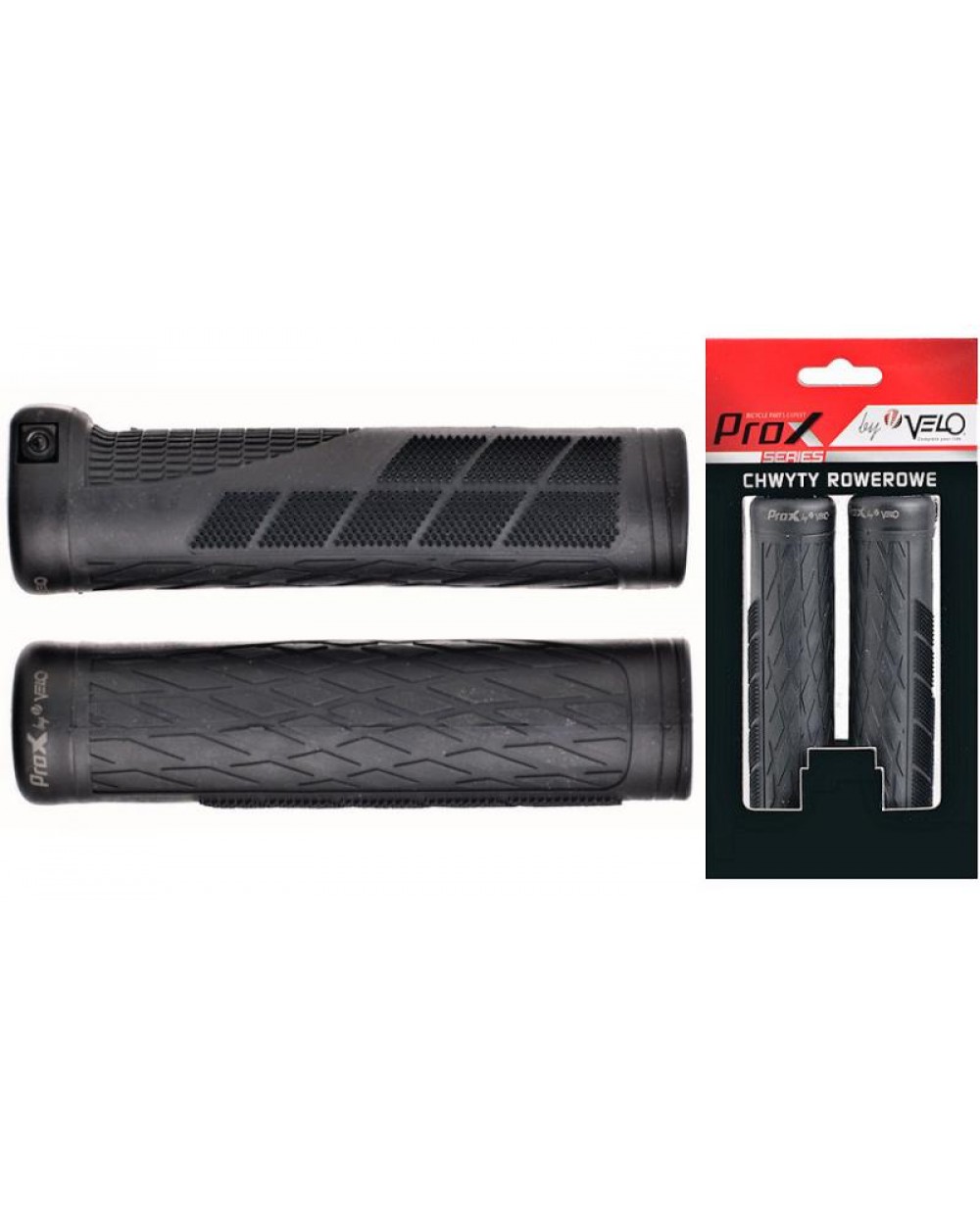 Грипсы ProX VLG-1889D2 129мм, Черный 2