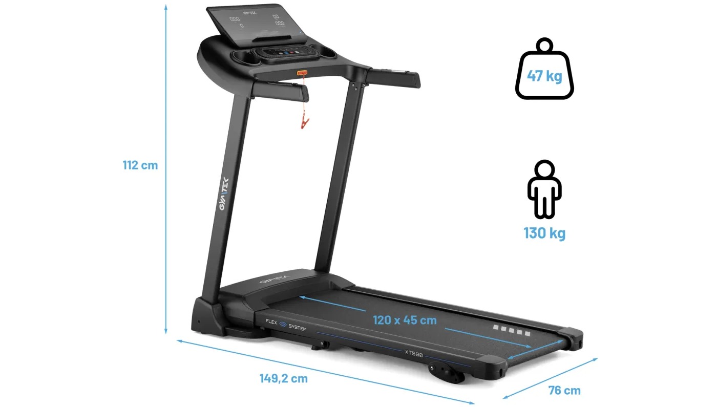 Фотографія Бігова доріжка Gymtek XT580 2