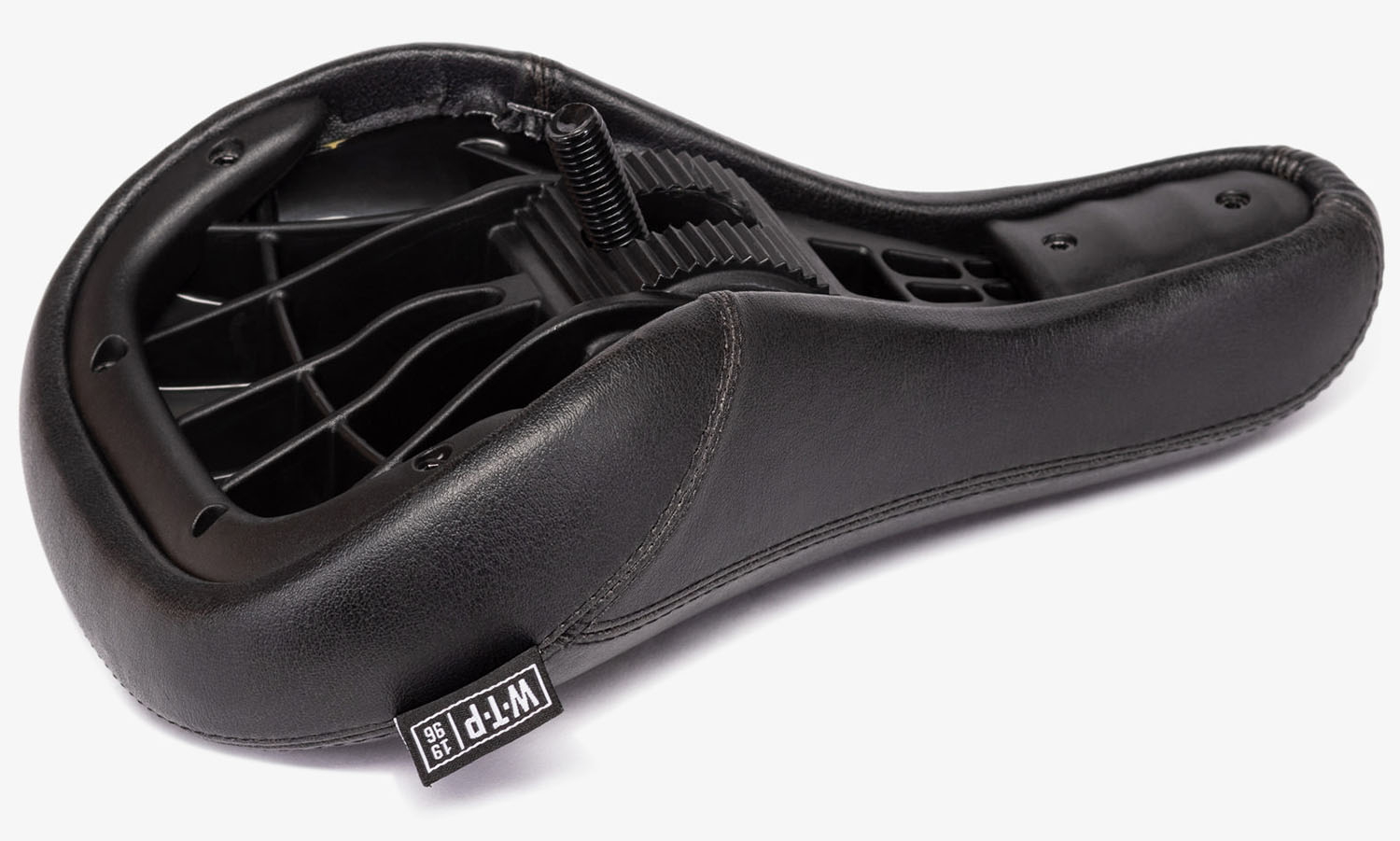 Сідло WeThePeople TEAM PIVOTAL leather fat padded чорне 3 Сідло WeThePeople TEAM PIVOTAL leather fat padded чорне 3