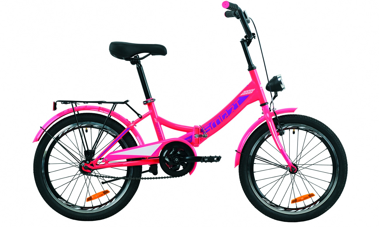 Фотографія Велосипед Formula SMART з ліхтарем 20" (2020) 2020 Рожевий