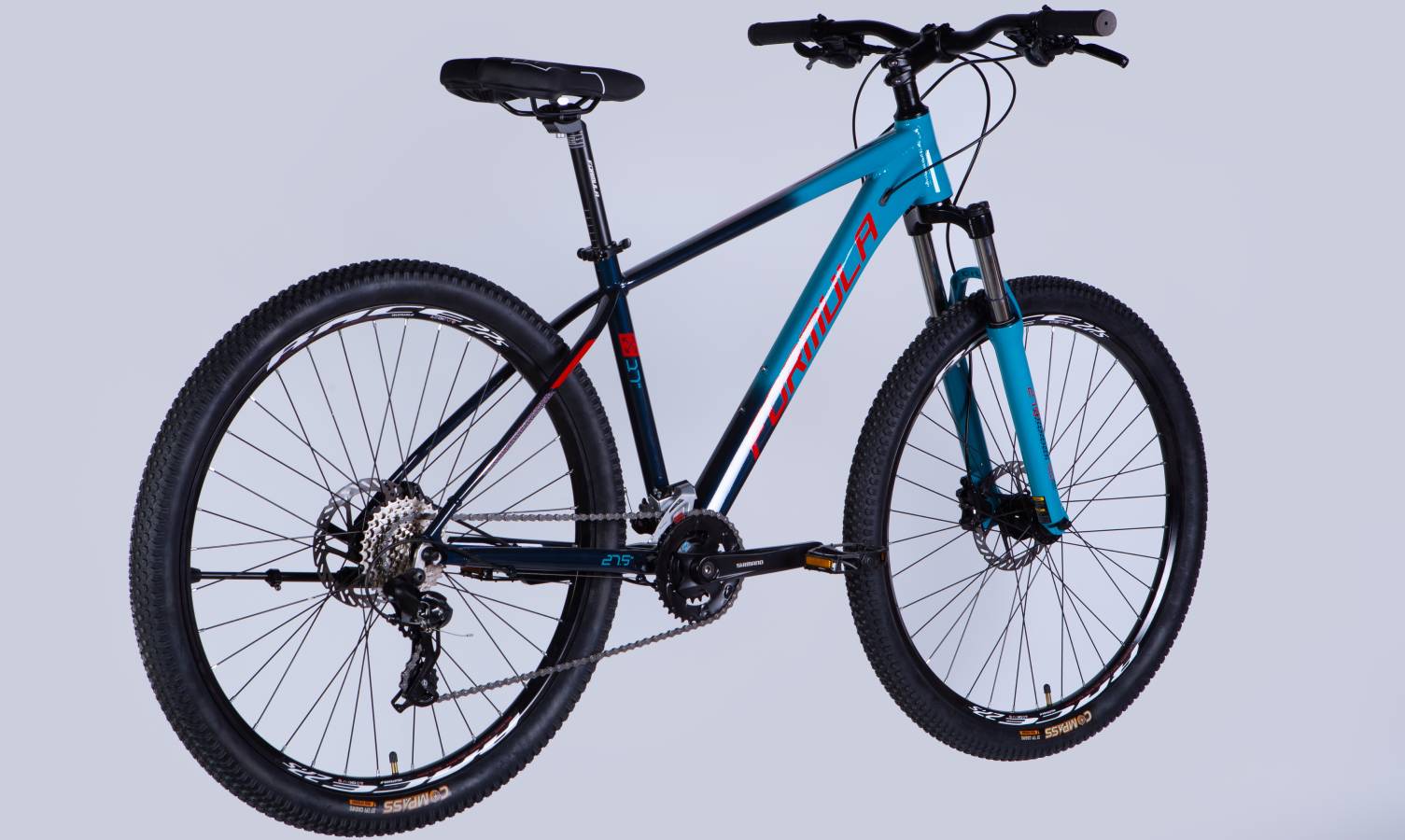 Велосипед Formula DRIVE HDD 27,5" размер М рама 17" 2025 сине-бирюзовый 6