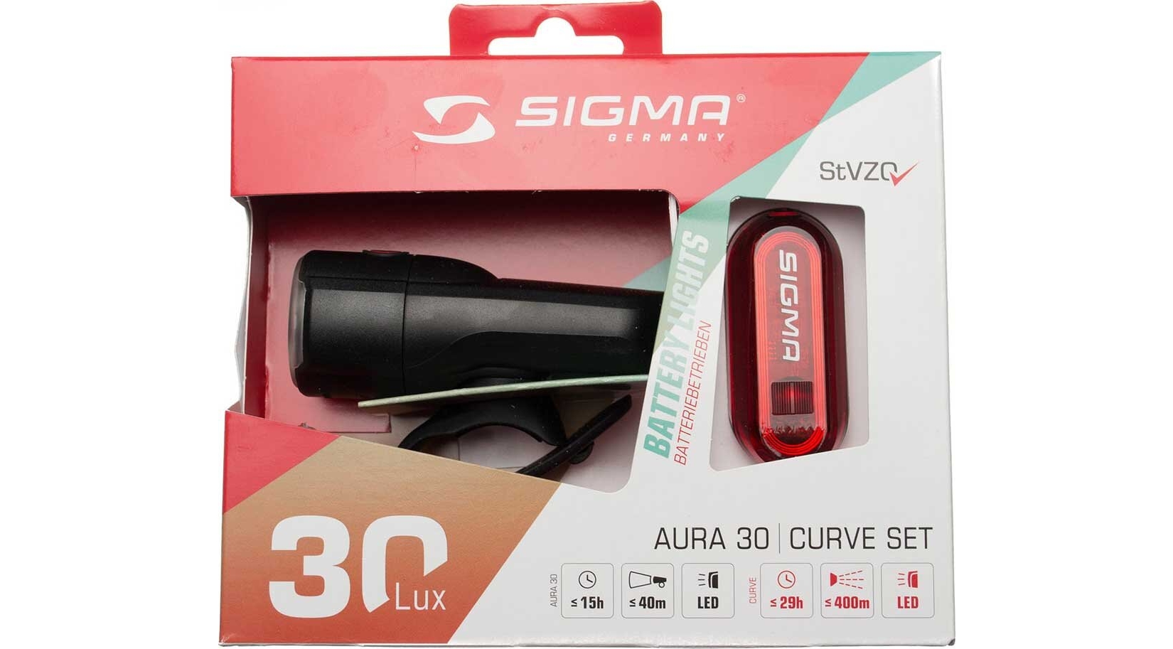 КОМПЛЕКТ СВІТЛА SIGMA Aura 30/Curve K-Set Sport 11 КОМПЛЕКТ СВІТЛА SIGMA Aura 30/Curve K-Set Sport 11