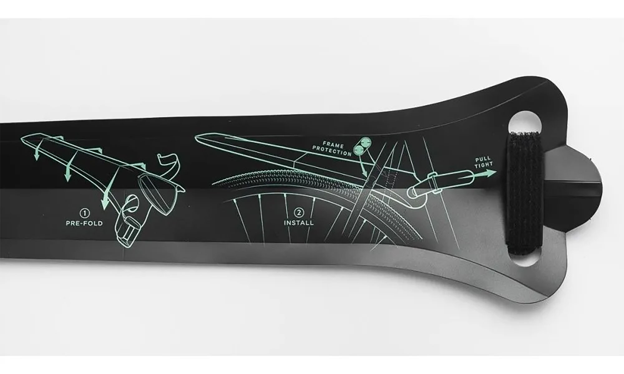 Крыло заднее ASS SAVERS Fendor Bendor Regular, черное 4