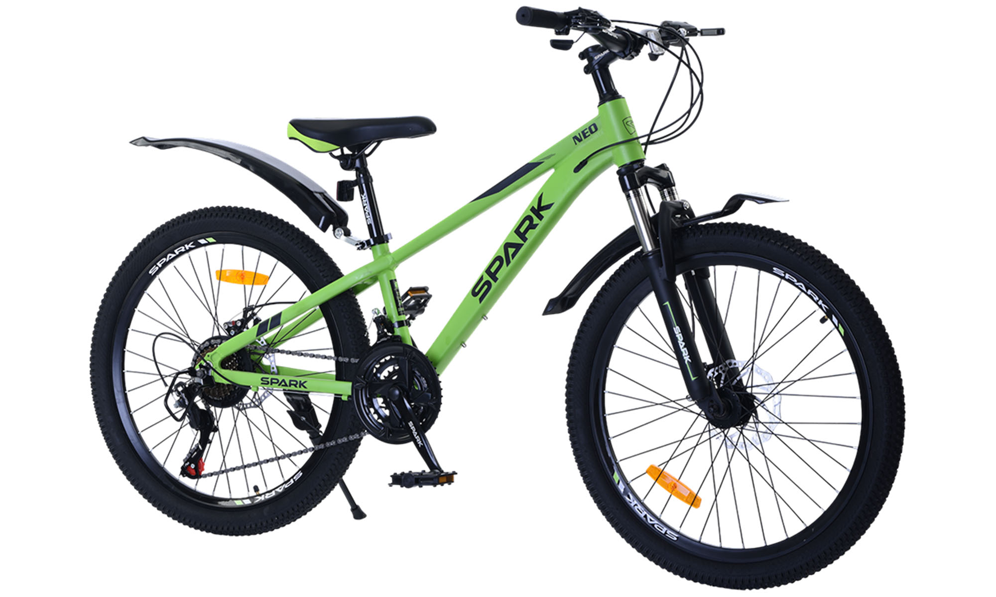 Велосипед SPARK NEO 24", розмір XXS, рама 11", рік 2026, зелений 