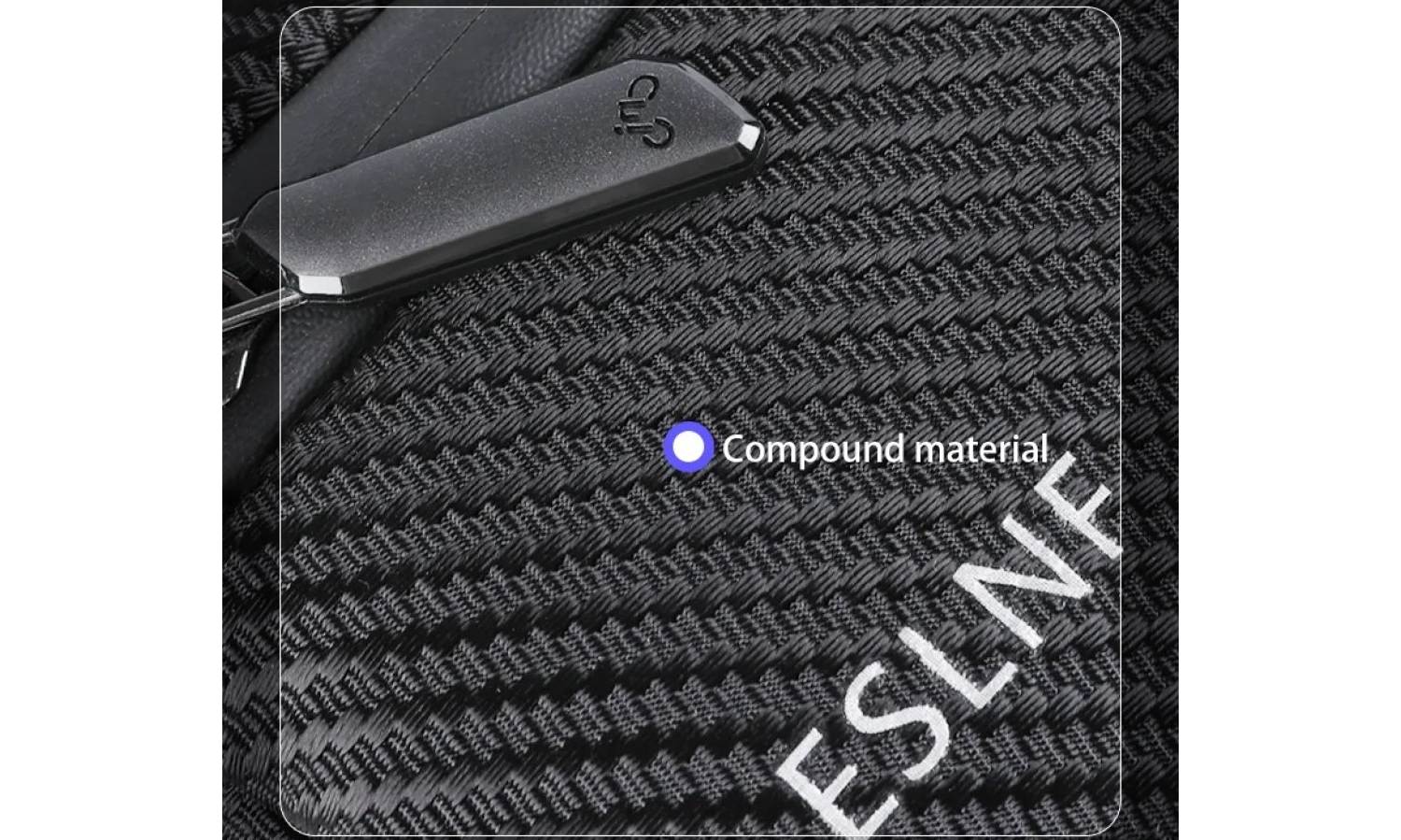 Сумка на раму EsLNF Waterproof, універсальна, чорний 4