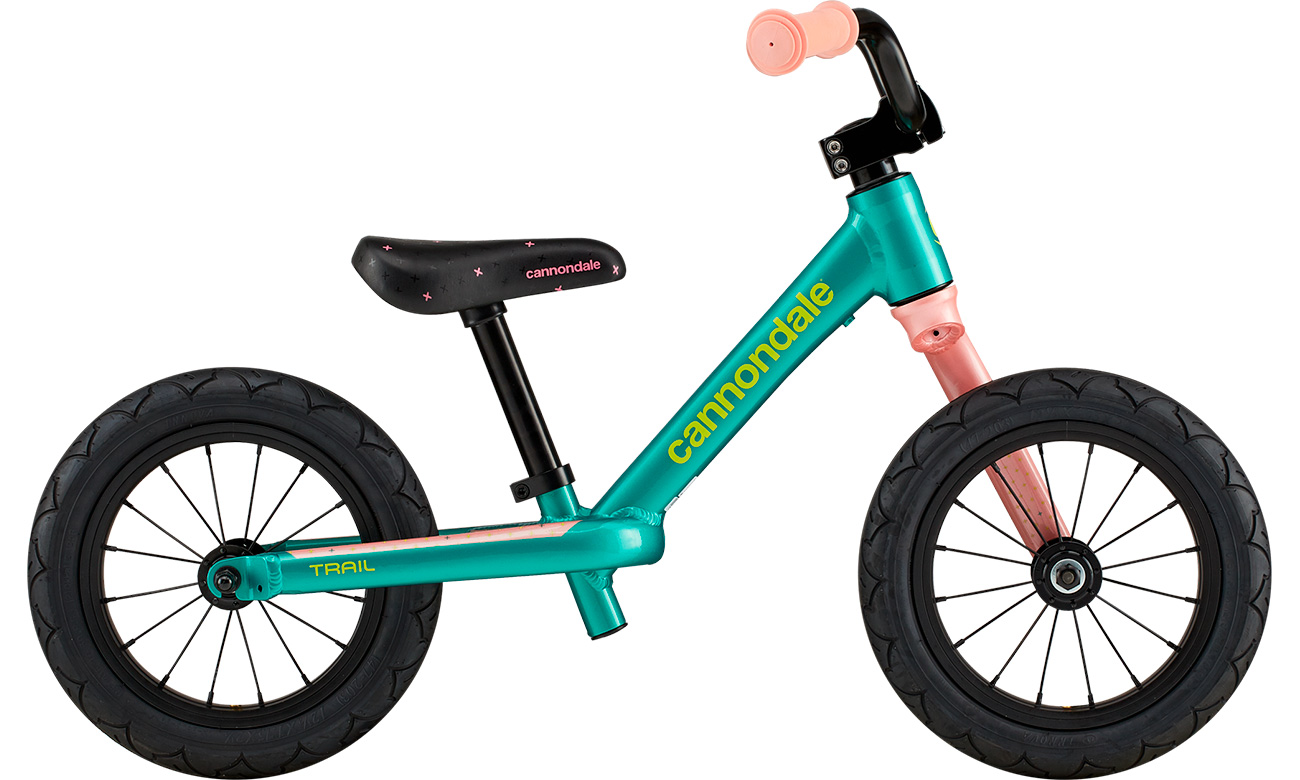 Фотография Беговел Cannondale TRAIL GIRLS Balance OS 12" (2020) 2020 Бирюзовый