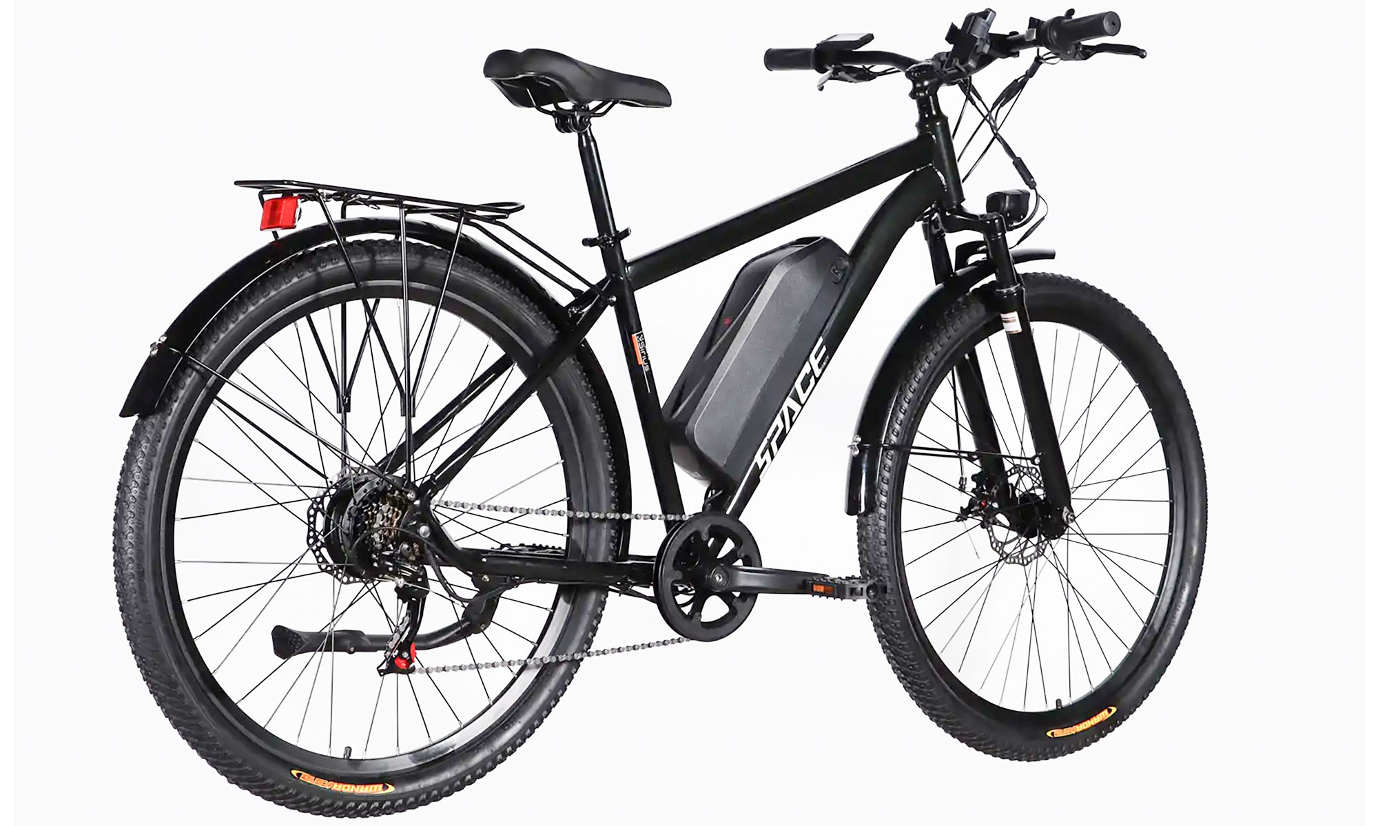 Велосипед с электроприводом SPACE SIRIUS DD FR 29", размер L, рама-19", 48B, 15.6А*ч, 500Вт, год 2026, черный 3