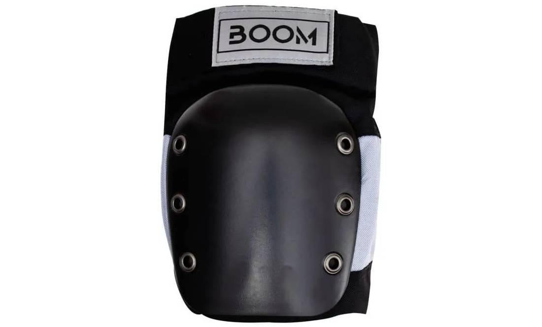 Фотографія Захист для колін Boom Solid Black/Silver M