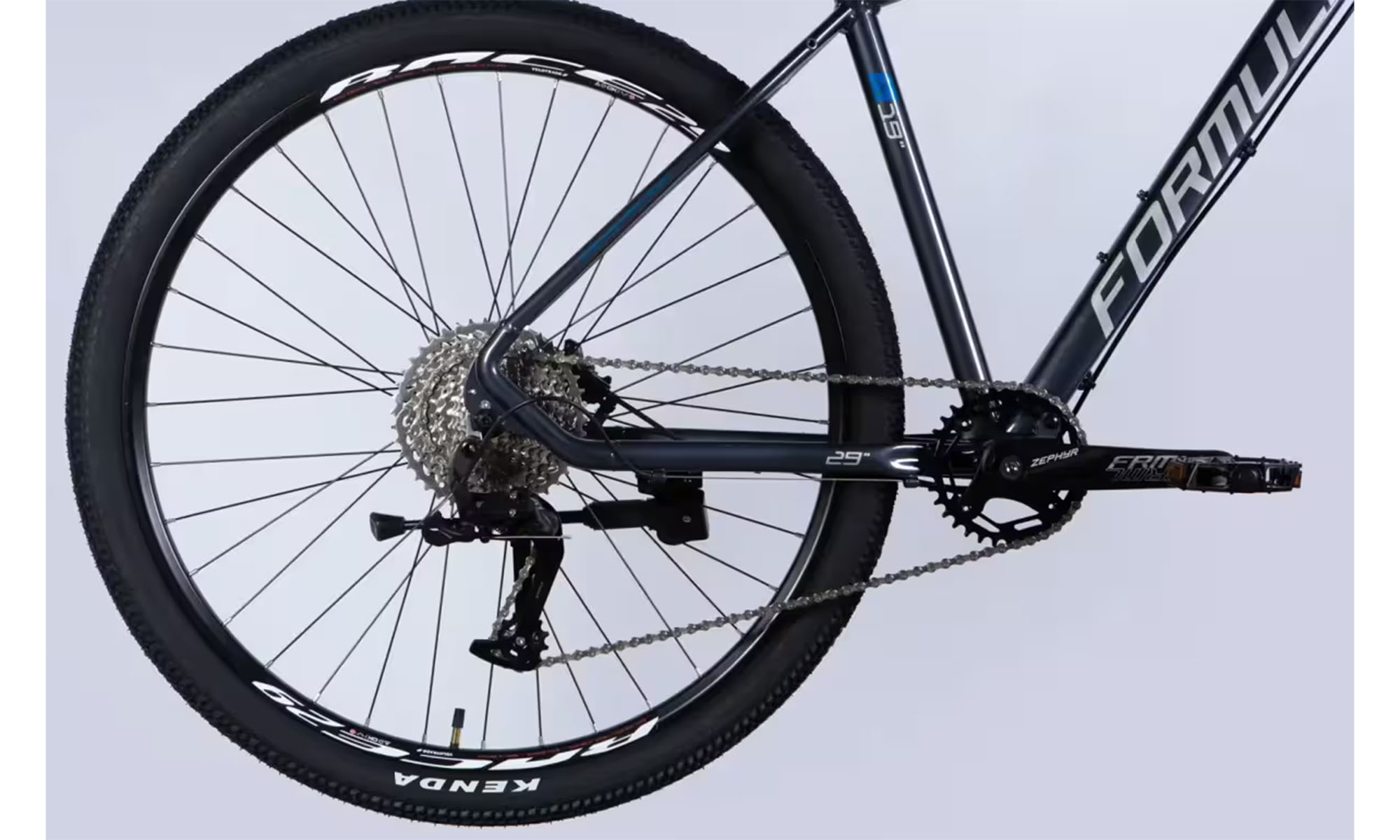 Велосипед Formula ZEPHYR 1.0 HDD 29", размер L, рама 19", год 2026, сине-серый 4