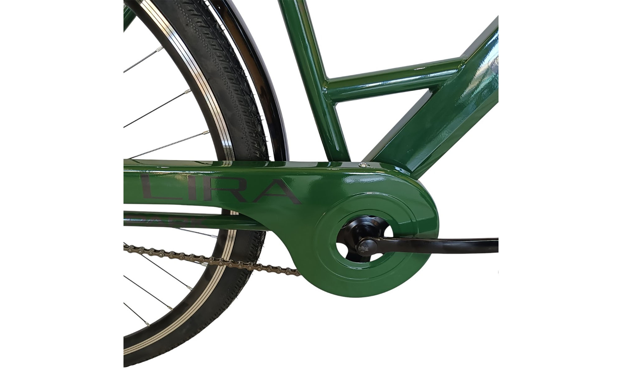 Велосипед SPARK CITY LIRA 28", размер M, рама 18", год 2026, темно-зеленый 2