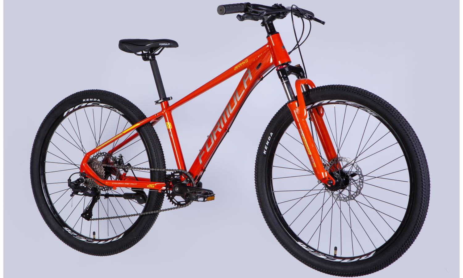 Велосипед Formula ZEPHYR 3.0 DD 26" розмір XS  рама 14" 2025 помаранчевий 6