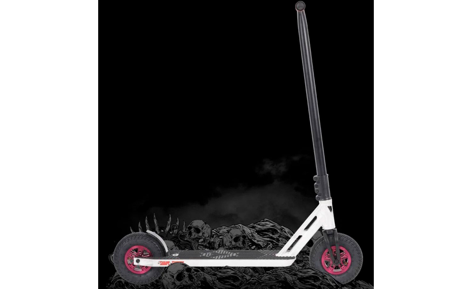 Труковий самокат Triad Shape Shifter Dirt 5.5" x 20.5"- Stone/Black/Red 2