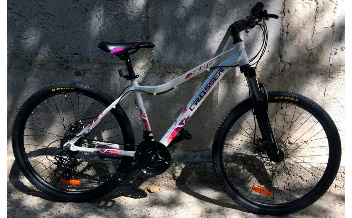 Велосипед Crosser Angel 24" размер XXS рама 13 белый 9 Велосипед Crosser Angel 24" размер XXS рама 13 белый 9