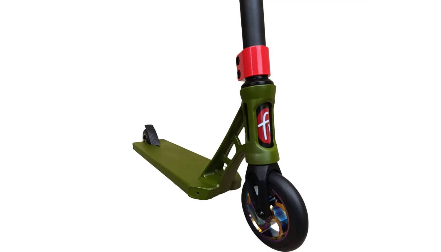 Трюковой самокат FreeRider Ltd 120 Pro зеленый 6 Трюковой самокат FreeRider Ltd 120 Pro зеленый 6