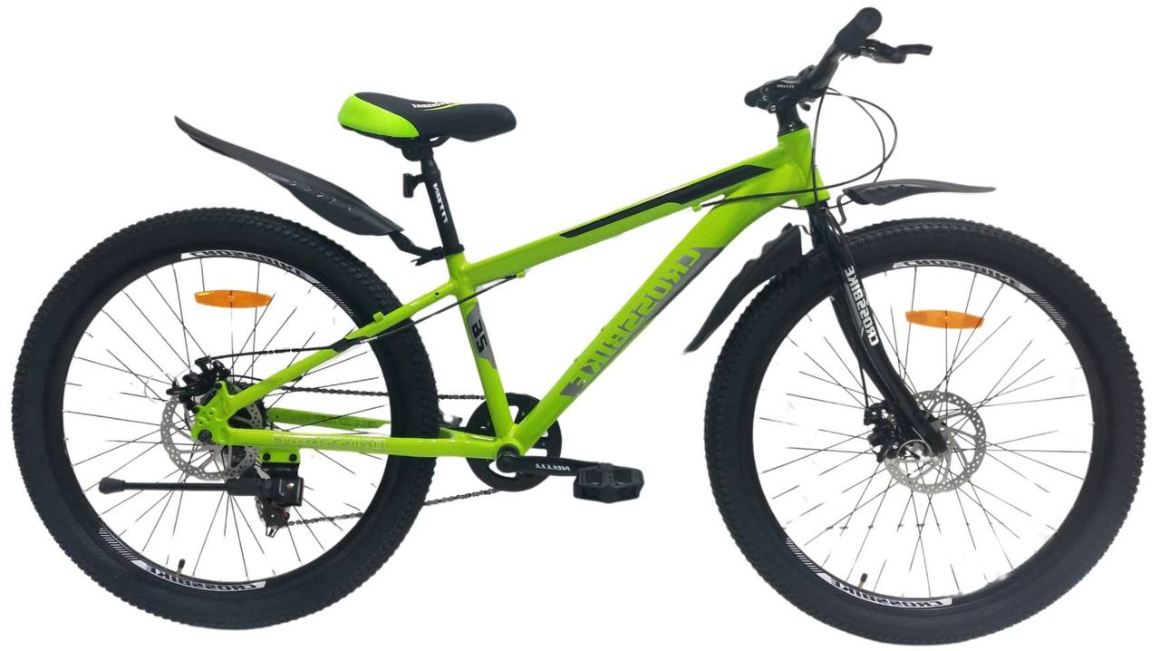 Фотографія Велосипед Crossbike Dragster Rigid 26", размер XS рама 13" (2024), Зеленый