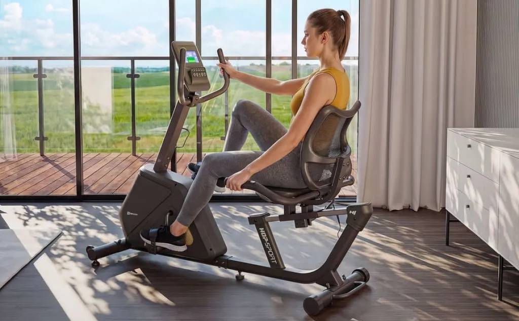 Горизонтальний велотренажер Hop-Sport HS-4500L Arkil чорно-золотистий 11 Горизонтальний велотренажер Hop-Sport HS-4500L Arkil чорно-золотистий 11