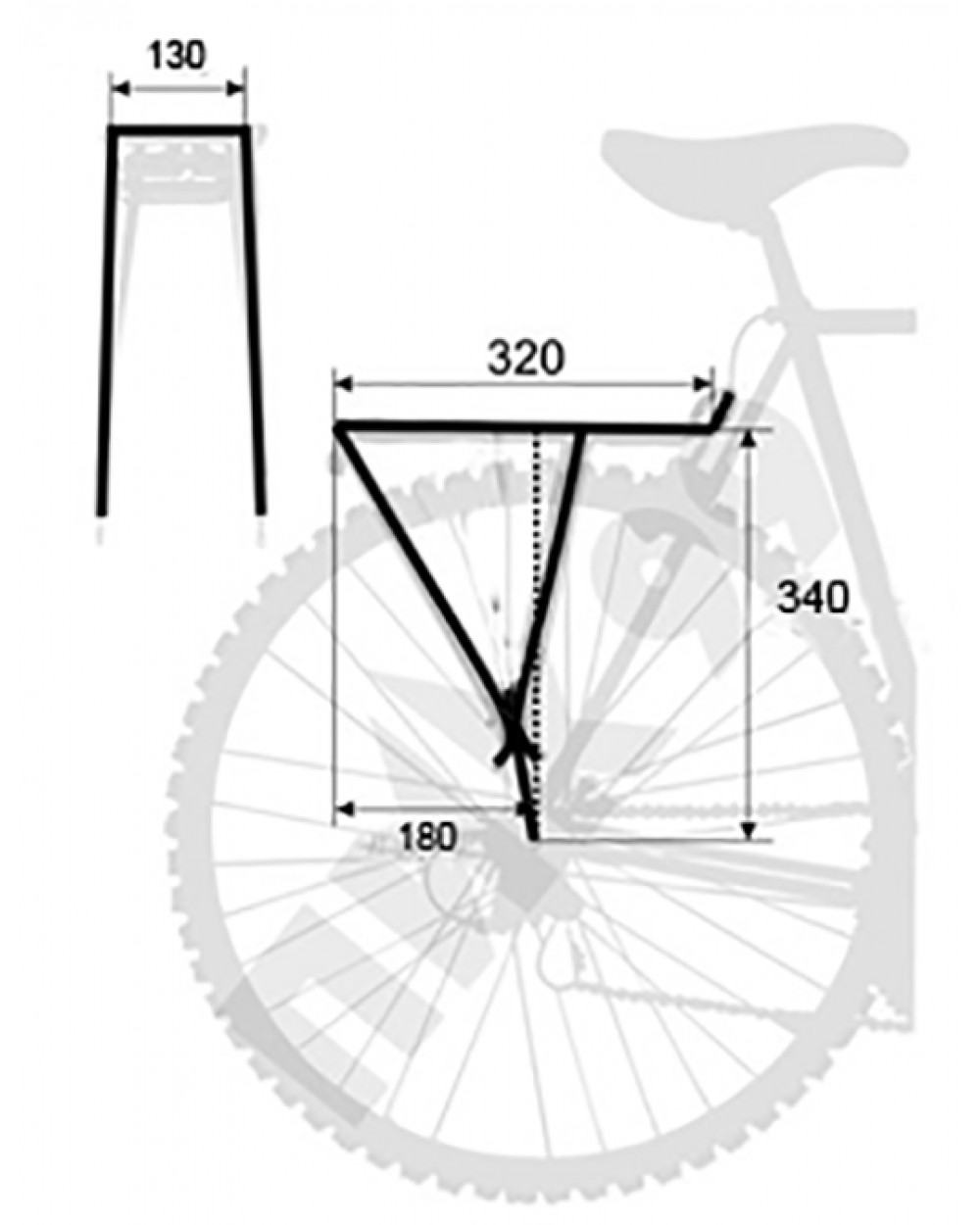 Багажник Taiwan, алюміній 2