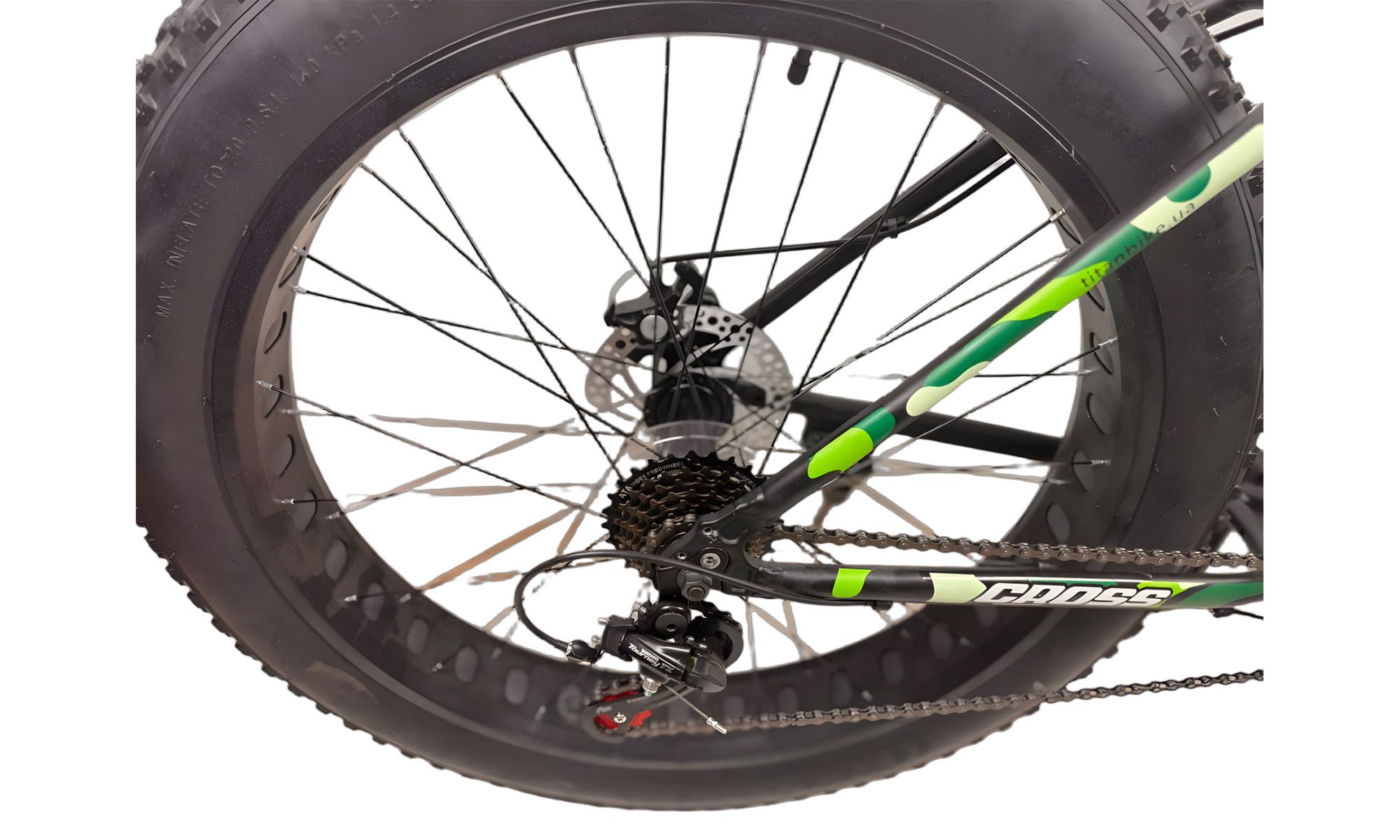 Велосипед Cross Crossover rigid 26", розмір L, рама 19", рік 2025, Зелений/Сіро-зелений 4