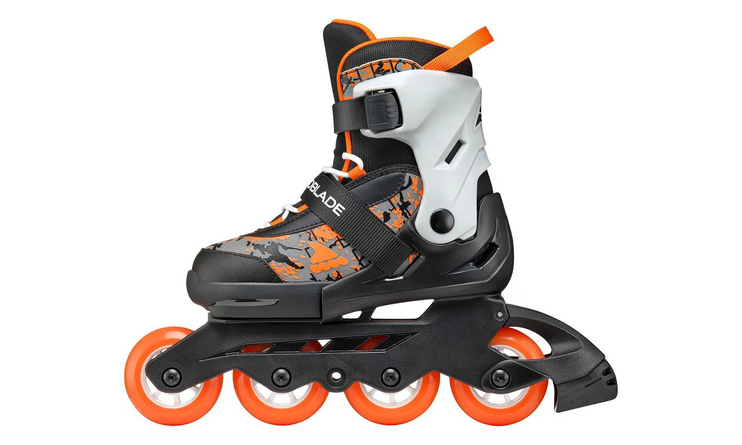 Фотография Ролики Rollerblade Microblade SL black-orange 33-36.5 4
