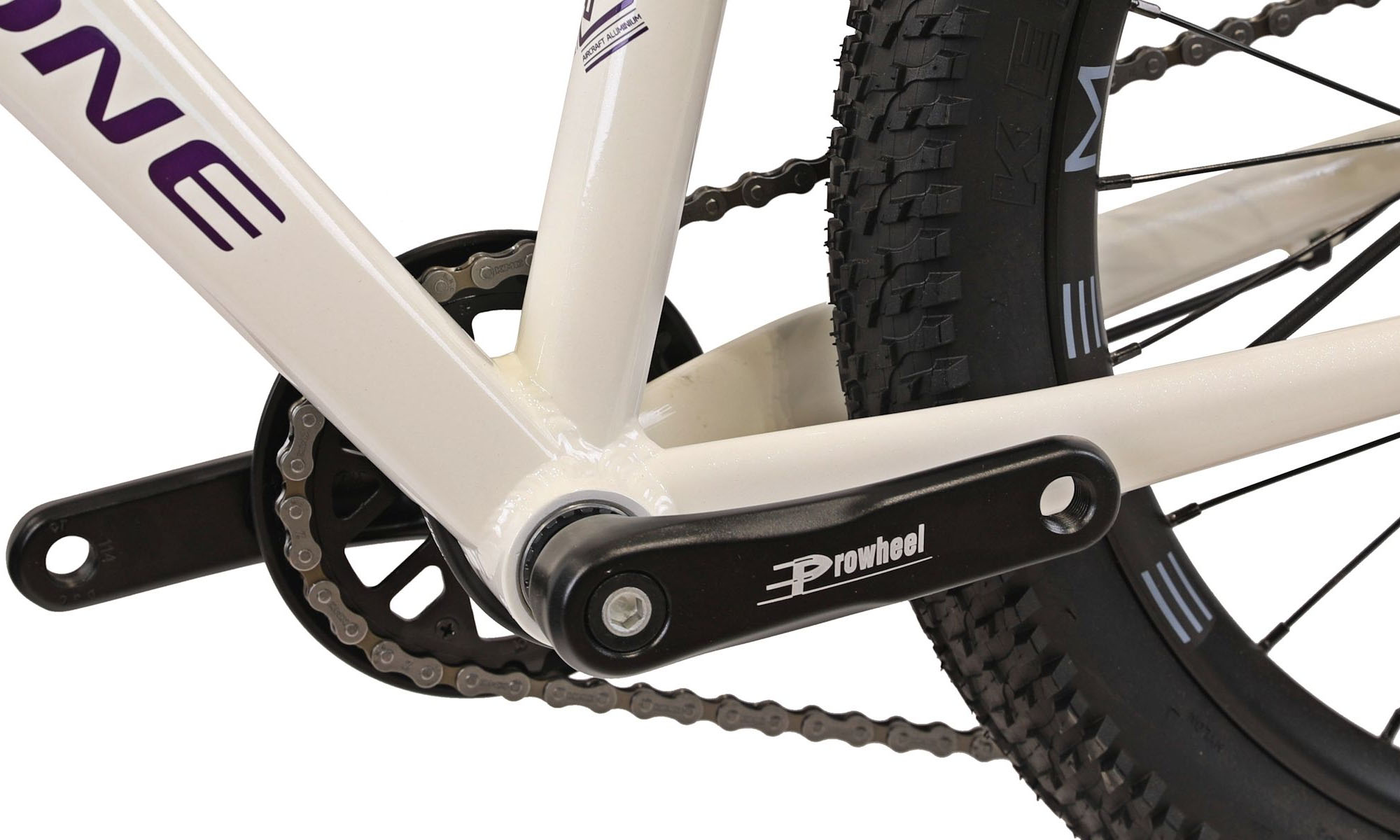 Велосипед CYCLONE PIXEL 20", розмір XXS, рама 11", 2025, Білий 4 Велосипед CYCLONE PIXEL 20", розмір XXS, рама 11", 2025, Білий 4