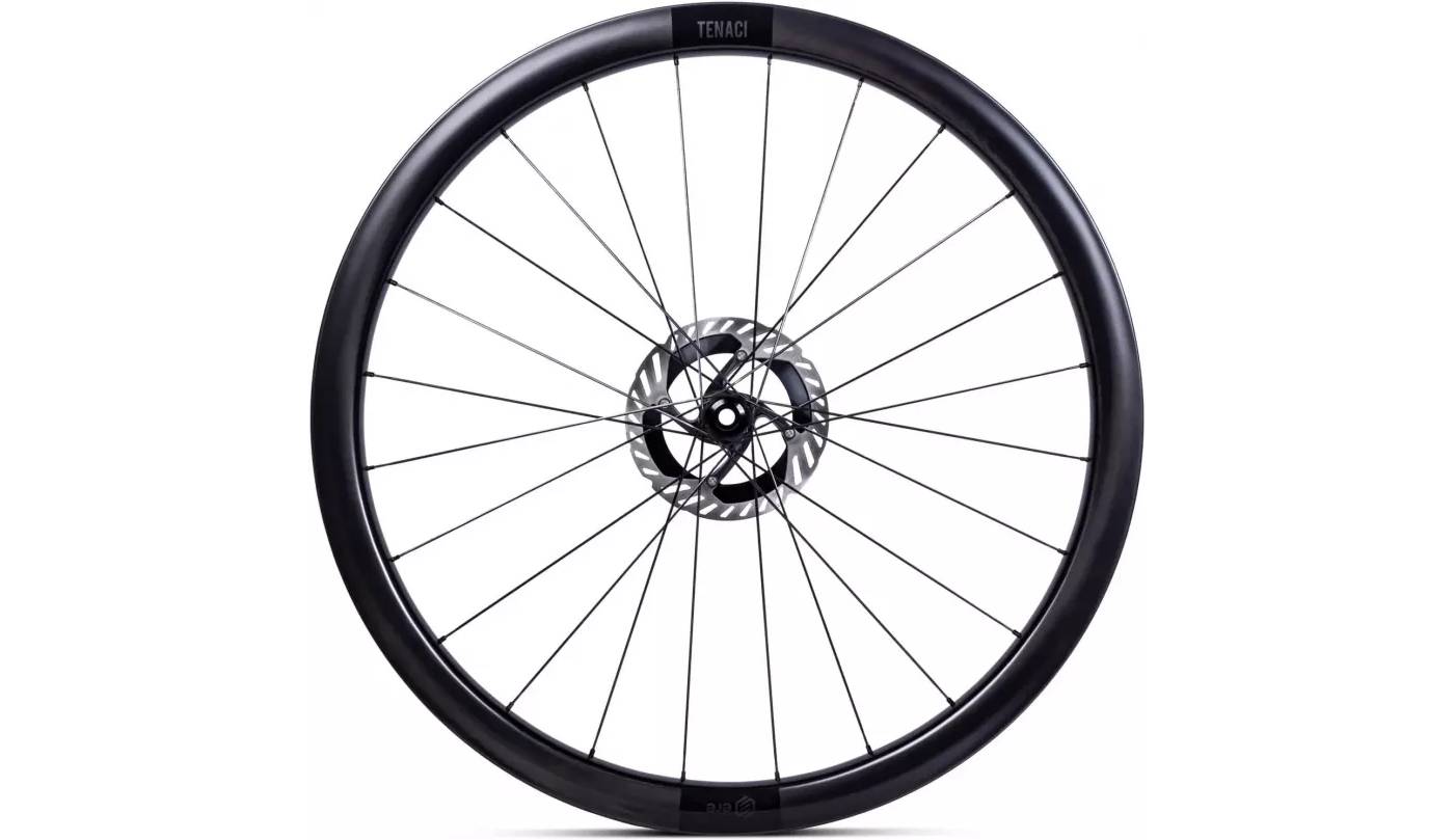 Колесо пер. + задн. 28" ERE TENACI GA40 CARBON, Gravel, 100x12/142x12, CL, HG11, tubeless, черный глянец 4