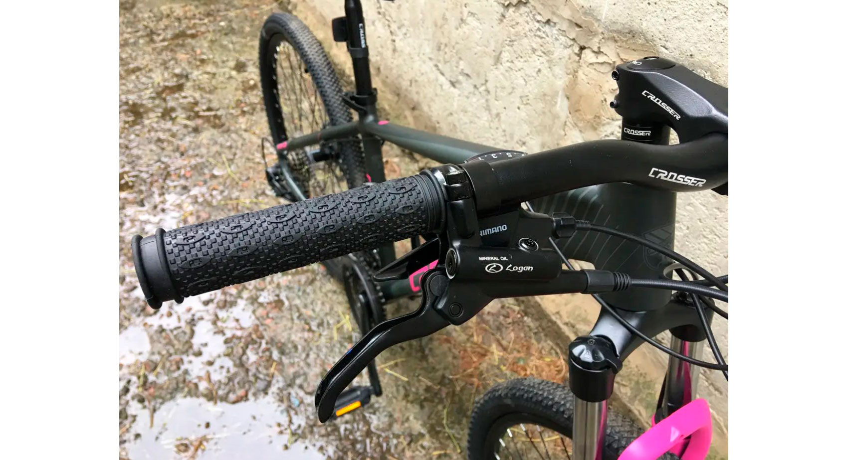 Велосипед Crosser Shine 075С 29" размер L рама 19 2022 Серо-розовый 5