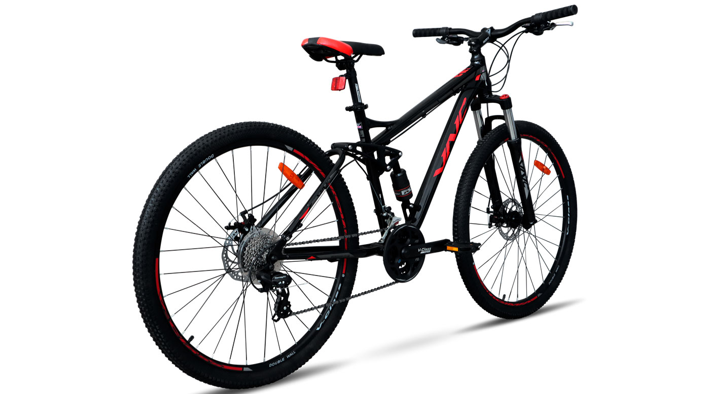 Фотография Велосипед VNC HighRider A3 27,5" размер M рама 17 2023 Черно-красный 2