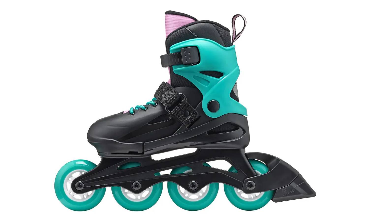 Фотография Ролики Rollerblade Fury 2023 black-sea green 29-33 4