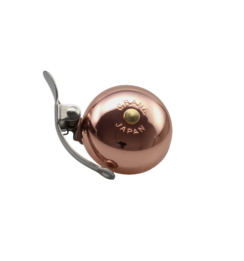 Дзвінок CRANE MINI SUZU, Copper, 45мм латунь, спейсер, Світло-коричневий 2