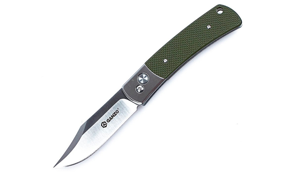 Фотография Складной нож Ganzo G7471-BK зеленый