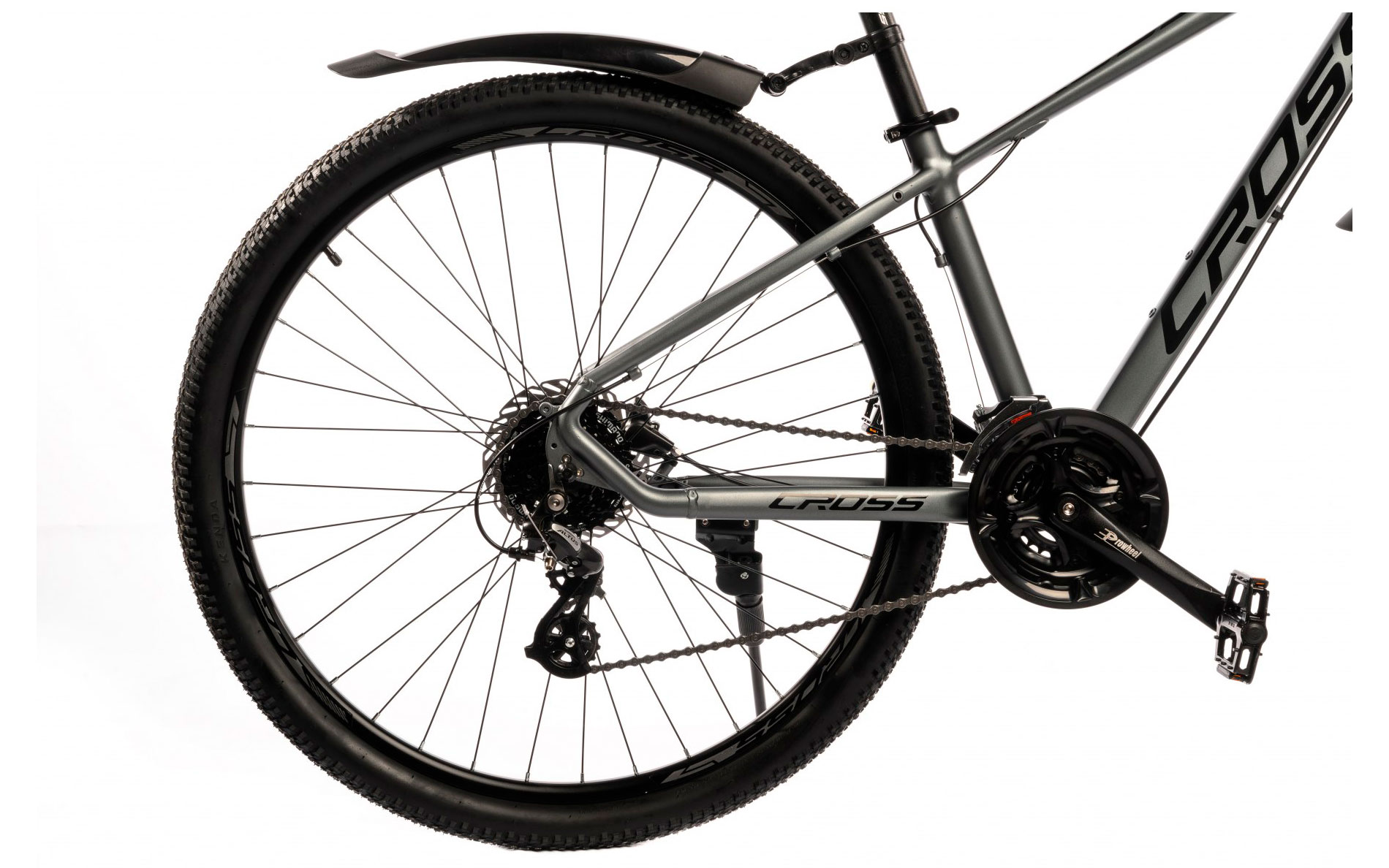 Фотографія Велосипед Cross Atlant 29" розмір S рама 15 2022 Сірий-Чорний 4