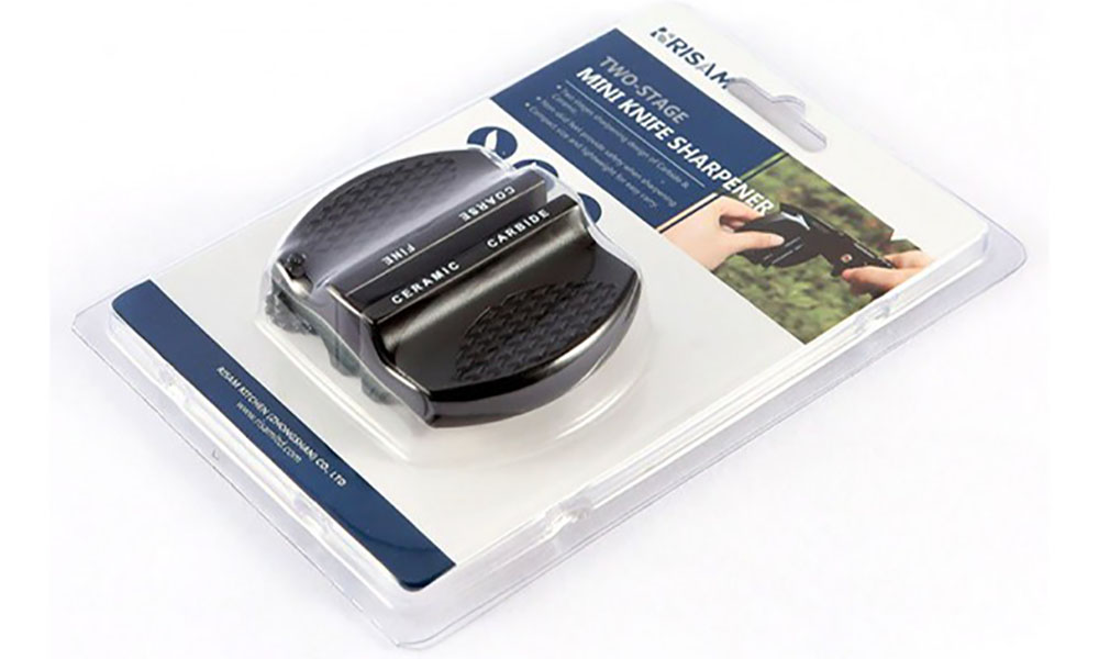 Точило-брелок Risam RO004 coarse, fine чорне 5